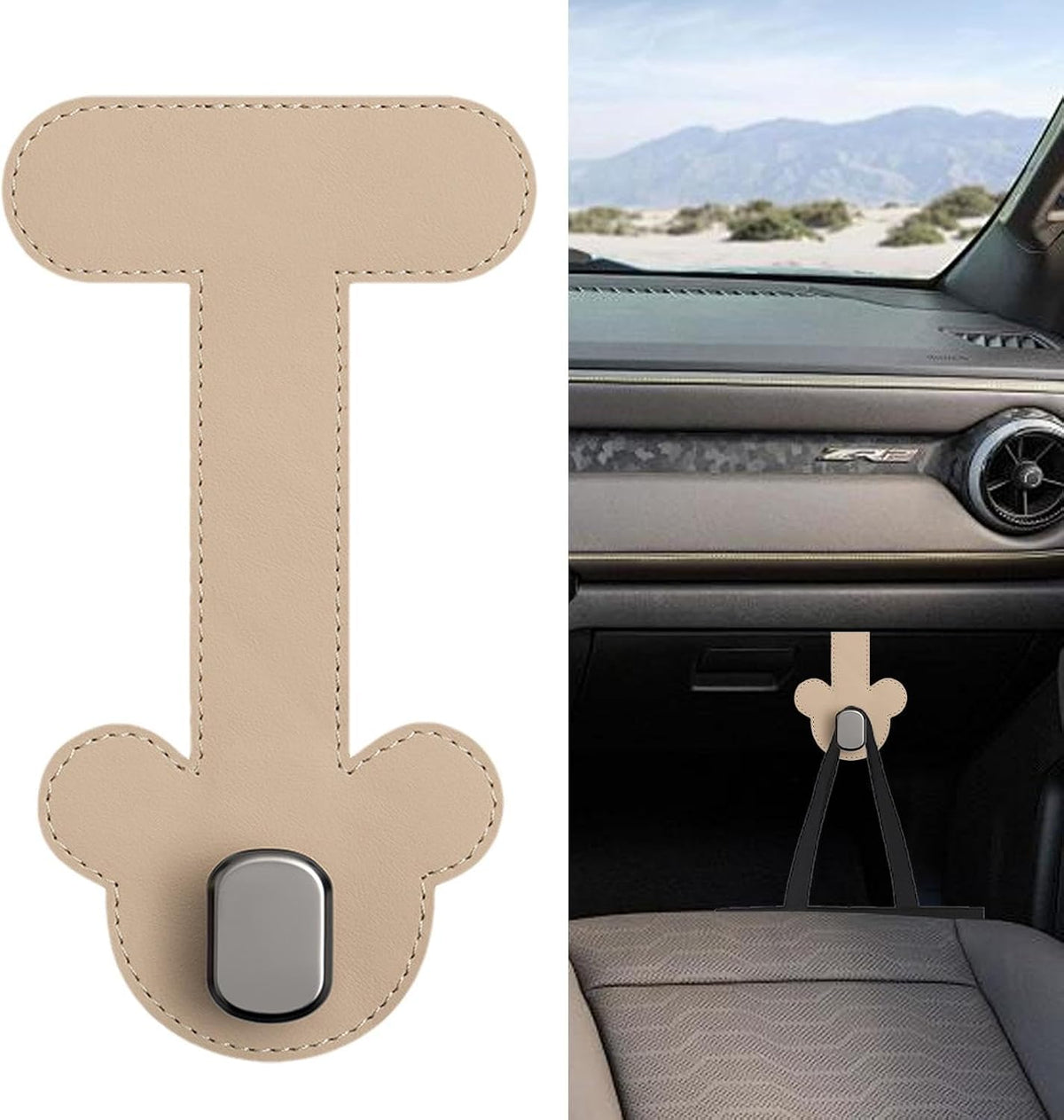Car Storage Hook Vehicle Interior Storage Organizer USB Cable Organizer
