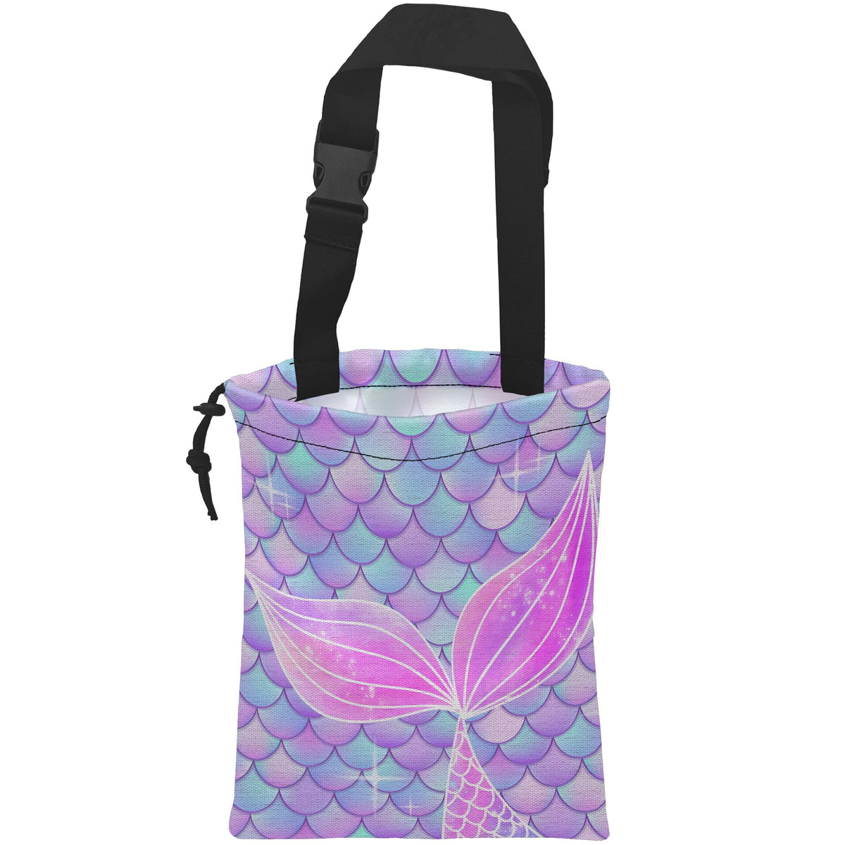 Car Trash Bag Boho Carnival Car Garbage Bag Hanging Car Trash Can for Back Seat with Drawstring