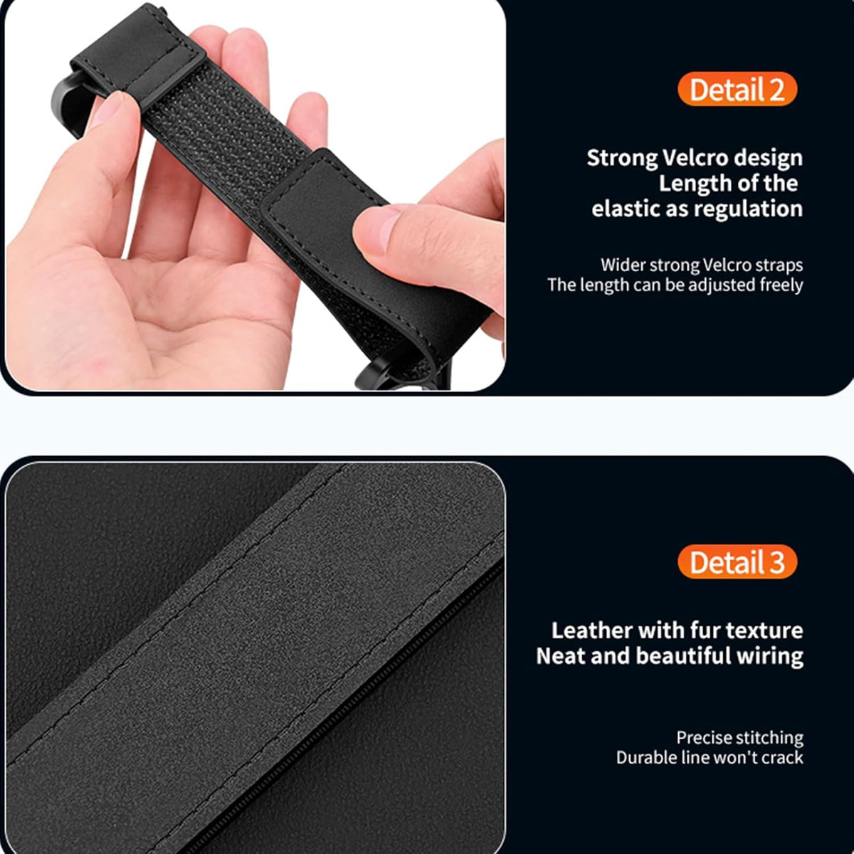 Adjustable Strap Purse Hook for Car Headrest Seat Back Storage Organization