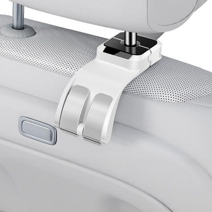 Car Headrest Hooks, 55 lb Load Capacity, Seat Storage Organizer for Bags