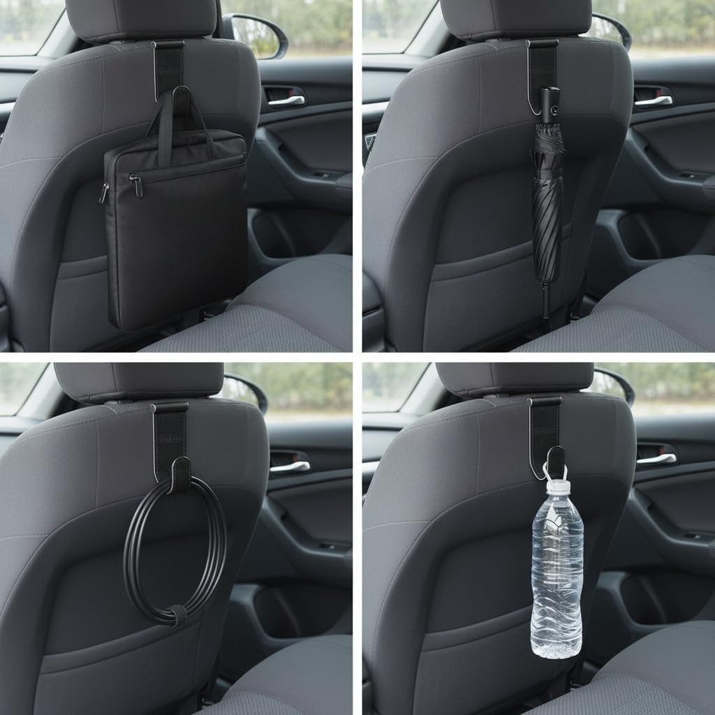 Car Hanging Hook, Car Interior Storage, Fashion Black, Single