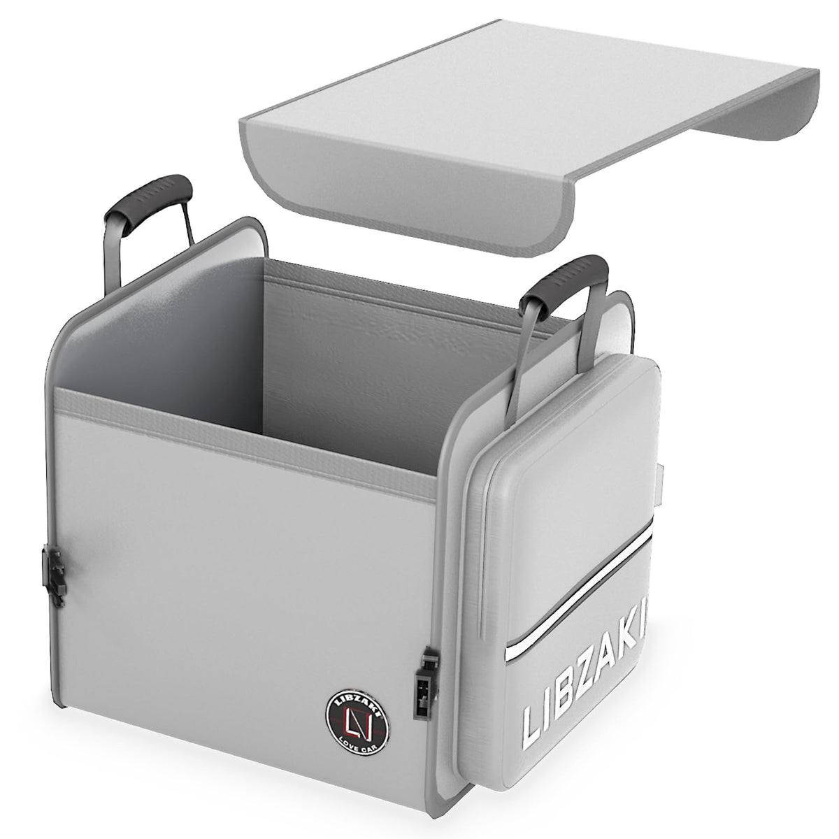 LIBZAKI Car Trunk Storage Organizer, Collapsible Trunk Storage Box for Car Truck SUV-Pink