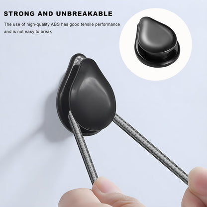 4PCS Car Mini Hooks, Self-Adhesive Backseat Hanger Multifunctional Vehicle Hanging Holder, Dashboard Storage Hook Interior Hanging Organizer for Key USB Cable Earphone (Black)