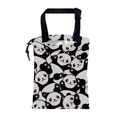Car Garbage Bag Cute Grey Cats Drawstring Car Trash Bag Hanging for Back Seat with Adjustable Buckle Canvas Vehicle Trash Can Easy-to-Install