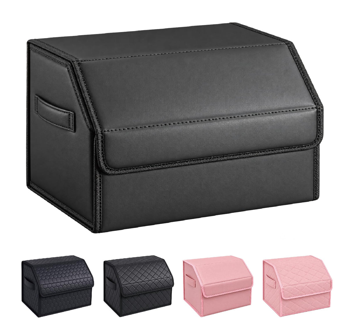 Car Trunk Organizer for SUV and Sedan, Black, 20 inches