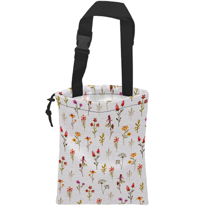 Car Trash Bag Boho Carnival Car Garbage Bag Hanging Car Trash Can for Back Seat with Drawstring